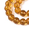 Transparent Glass Bead Strands GLAA-R095-8mm-30-3