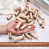 Solid Wood Sewing Embroidery Thread Spool ODIS-TA0001-03-4
