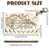  8-Position Wood Embroidery Thread Storage Trays TOOL-WH0056-024-2