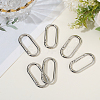 6Pcs Alloy Spring Gate Rings FIND-SP0001-24P-3