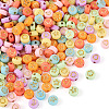 Cheriswelry 1000Pcs 4 Style Opaque Acrylic Beads MACR-CW0001-07-2