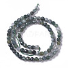 Natural Moss Agate Beads Strands G-F596-21-3mm-2