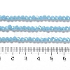 Electroplate Opaque Glass Beads Strands EGLA-A035-P3mm-A08-4