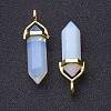 Opalite Double Terminated Pointed Pendants X-G-G902-C02-2