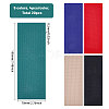 20Pcs 5 Colors Cotton Aida Cloth Bookmarks for Cross Stitch Making AJEW-GL0003-01-2