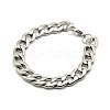 Tarnish Resistant 304 Stainless Steel Curb Chain/Twisted Chain Bracelets X-STAS-A028-B127P-1