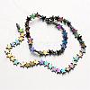 Electroplate Non-magnetic Synthetic Hematite Bead Strands G-F300-24C-02-2
