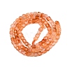 Dyed Natural Agate Beads Strands G-T138-211I-2