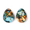 Dyed Natural Imperial Jasper Pendants G-Q601-08E-1