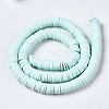 Handmade Polymer Clay Beads Strands CLAY-R089-8mm-142-3