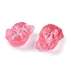 Transparent Spray Paint Glass Beads GLAA-H035-01H-2