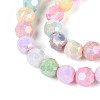 Anti-Tarnish Electroplate Glass Beads Strands EGLA-T021-6mm-15-12-4