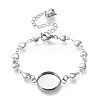 Tarnish Resistant 304 Stainless Steel Bracelet Making STAS-L248-009P-B-1
