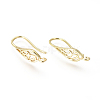 Brass Earring Hooks X-KK-G374-11G-1