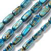 Natural Freshwater Shell Dyed Beads Strands SHEL-D082-18C-1