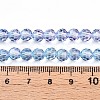 Baking Paint Transparent Glass Beads X1-DGLA-A035-T6mm-A06-5