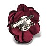 Fabric Rose Flower Brooch for Women JEWB-B011-01B-2