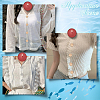 40Pcs 2 Colors 1-Hole Alloy Shank Buttons BUTT-CY0001-28B-5
