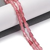 Natural Strawberry Quartz Beads Strands G-C080-B01-01A-2