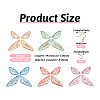 DIY Butterfly Wing Earrings Making Kit DIY-TA0003-73-4