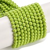 Synthetic Turquoise Beads Strands G-U004-02C-1