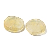 Yellow Watermelon Stone Glass Beads G-B070-18A-2