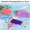 80Pcs Round Silicone Focal Beads SIL-SZ0001-24-17-6