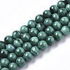 Natural Malachite Beads Strands G-R465-18-1