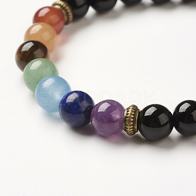 Yoga Chakra Jewelry BJEW-G554-02A-1