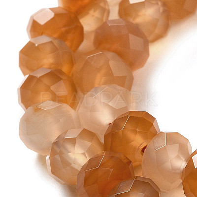 Natural Banded Agate/Striped Agate Beads Strands G-E605-A02-02H-1