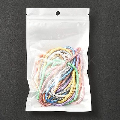 10 Strands 10 Colors Handmade Polymer Clay Beads Strands CLAY-YW0001-90-1