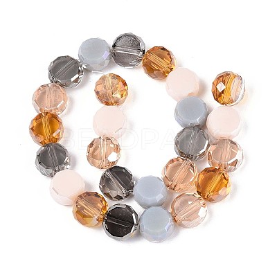 Electroplate Glass Beads Strands EGLA-N022-03A-A03-1