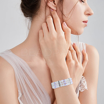 100Pcs Alloy Crystal Rhinestone Spacer Bars FIND-SC0021-30-1