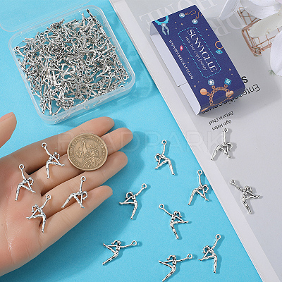 80PCS Tibetan Style Alloy Pendants PALLOY-SC0004-27-1