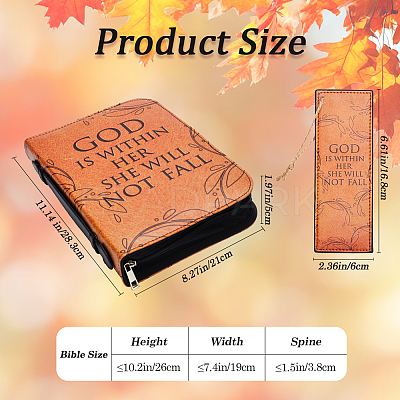 Imitation Leather Bible Carry Case Bags ABAG-WH20005-17B-1