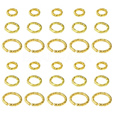 90Pcs 3 Styles Iron Open Jump Rings IFIN-YW0003-45-1