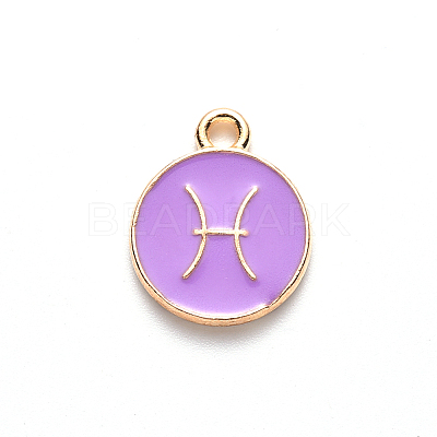 Alloy Enamel Pendants LS-ENAM-S124-01B-01H-1