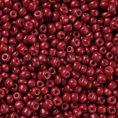 Baking Paint Glass Seed Beads SEED-US0003-3mm-K14-1