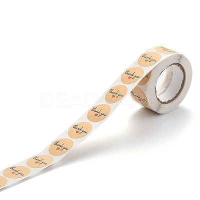 1 Inch Thank You Stickers DIY-WH0156-87D-1