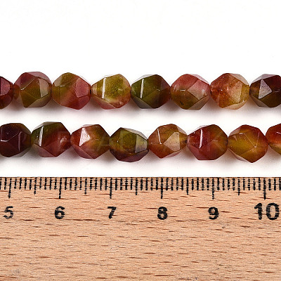 Dyed Natural White Jade Beads Strands G-T139-8mm-45H-1
