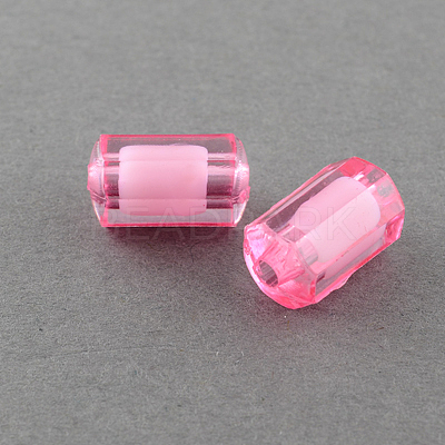 Transparent Acrylic Beads TACR-S088-12x8mm-M-1