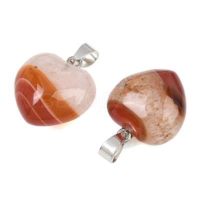 Natural Agate(Dyed & Heated) Pendants GG-K002-03G-1