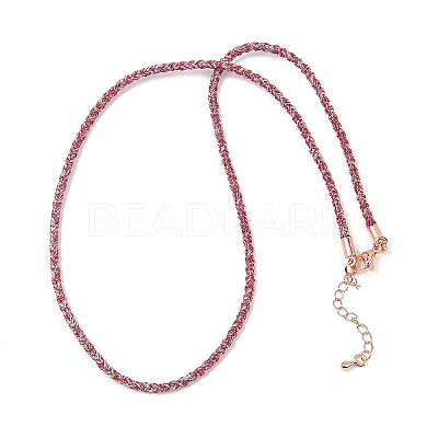 2.5MM Round Nylon Cotton Cord Necklace Making NJEW-C106-01RG-05-1