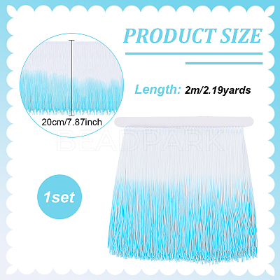 2M Two Tone Polyester Tassel Ribbon OCOR-FG0002-37B-1