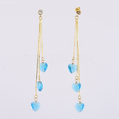 Stud Earrings & Pendant Necklaces Sets SJEW-JS01075-04-1