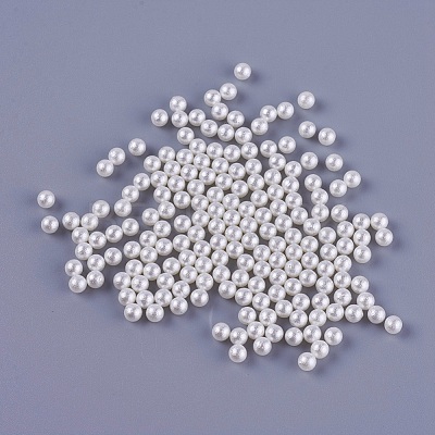 Eco-Friendly ABS Plastic Imitation Pearl Beads KY-WH0012-01A-1