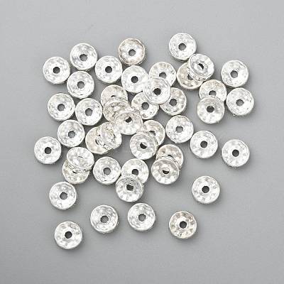 Iron Grade A Crystal Rhinestone Spacer Beads RB-A010-10MM-S-1