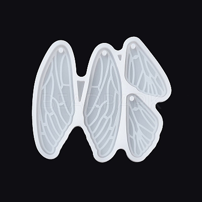 Butterfly Wings Pendant Silicone Molds X-DIY-J009-06-1