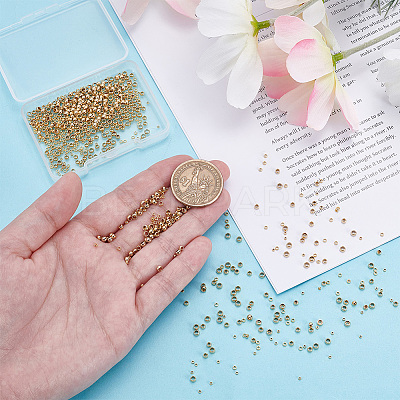 800Pcs 4 Style 304 Stainless Steel Spacer Beads STAS-UN0025-52-1