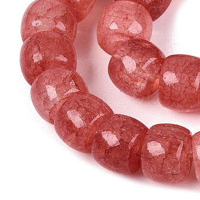 Ombre Effect Dyed Glass Beads Strands GLAA-Q106-05B-A08-1